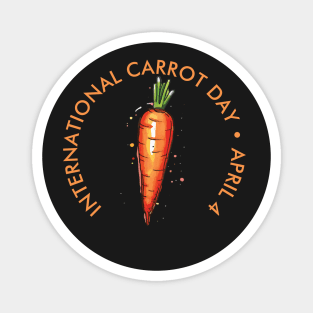 International Carrot Day, watercolor carrot Magnet